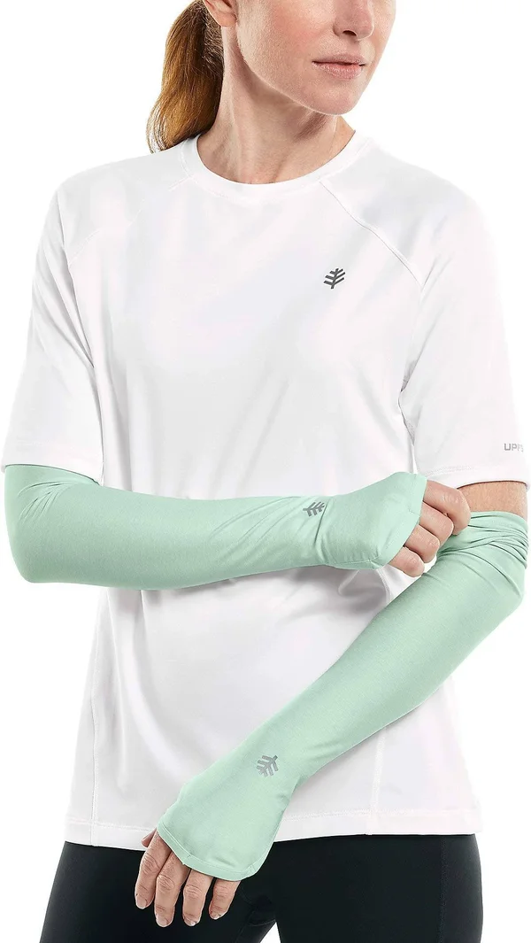 Coolibar UPF 50+ Women's Backspin Performance Sleeves - Sun Protective