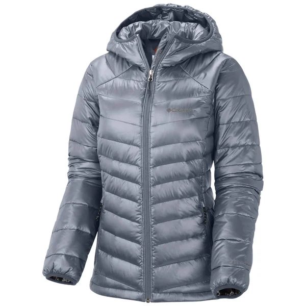 Columbia Women's Gold 650 TurboDown Hdd Jacket M GRAY