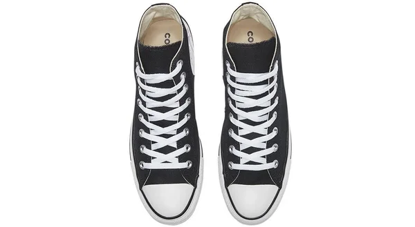 Converse Chuck Taylor All Star Hi &Black White& Black/White Canvas Shoes/Sneakers 165694C (Size: US 6)