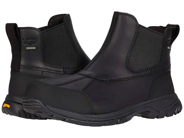 Ugg Mens Butte Chelsea Boot, Men's, Size: 17, Black