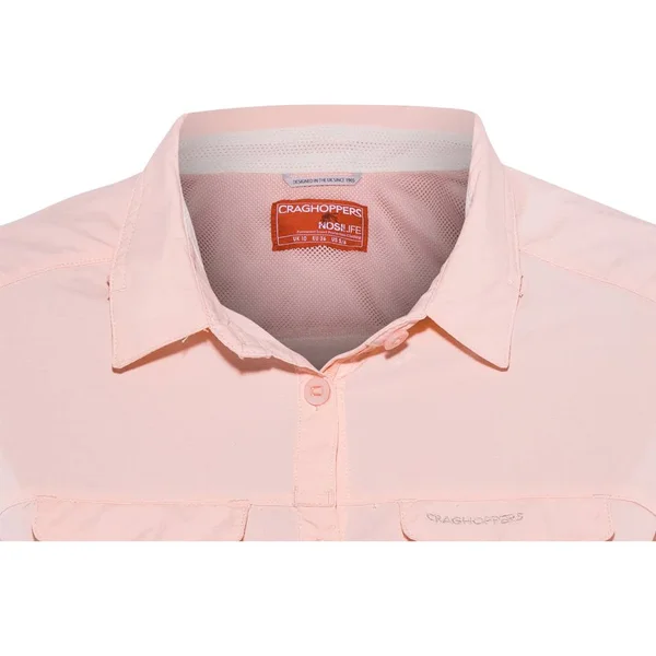 Women's Insect Shield Adventure II Long-Sleeved Shirt - Seashell Pink