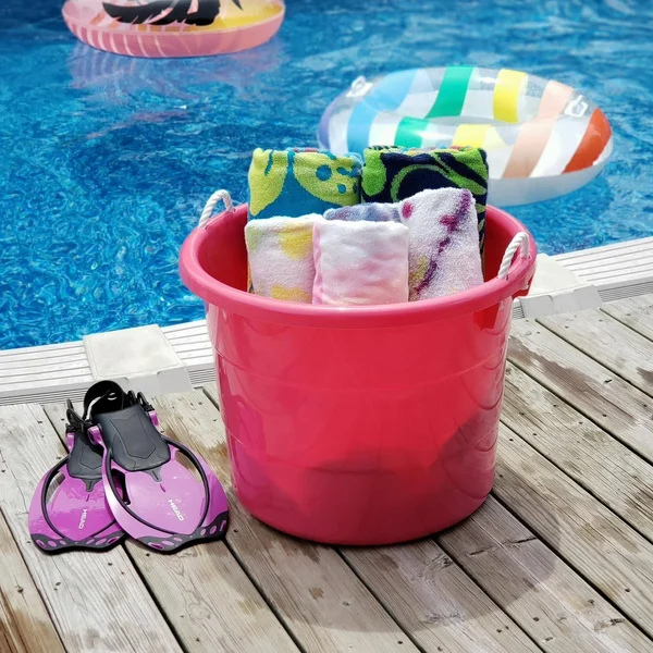 Homz 18-Gallon Kids Storage Rope Handle Tub - Pink - 4 pack