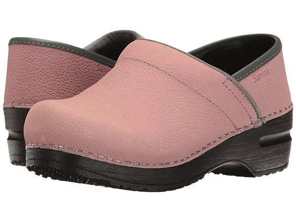 Sanita Signature Textured Oil Pro (Rose) Women's Clog Shoes