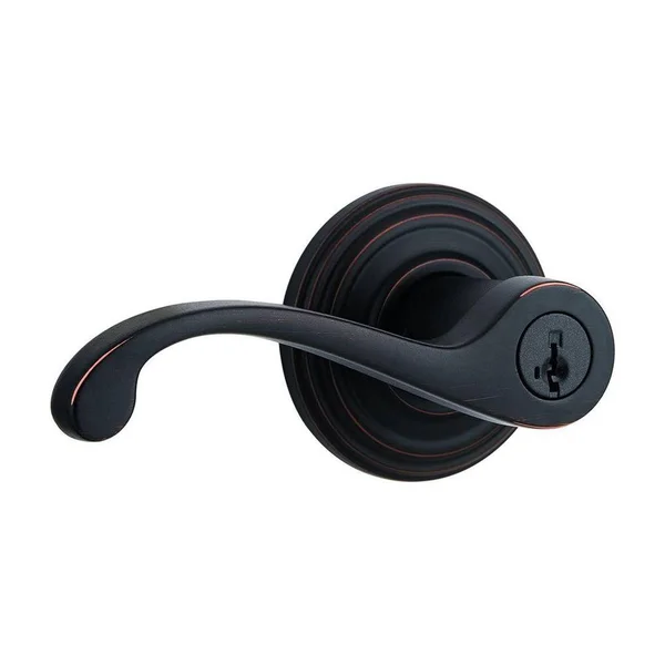 Kwikset 740CHL-11PS Commonwealth Entry Door Lever, Venetian Bronze
