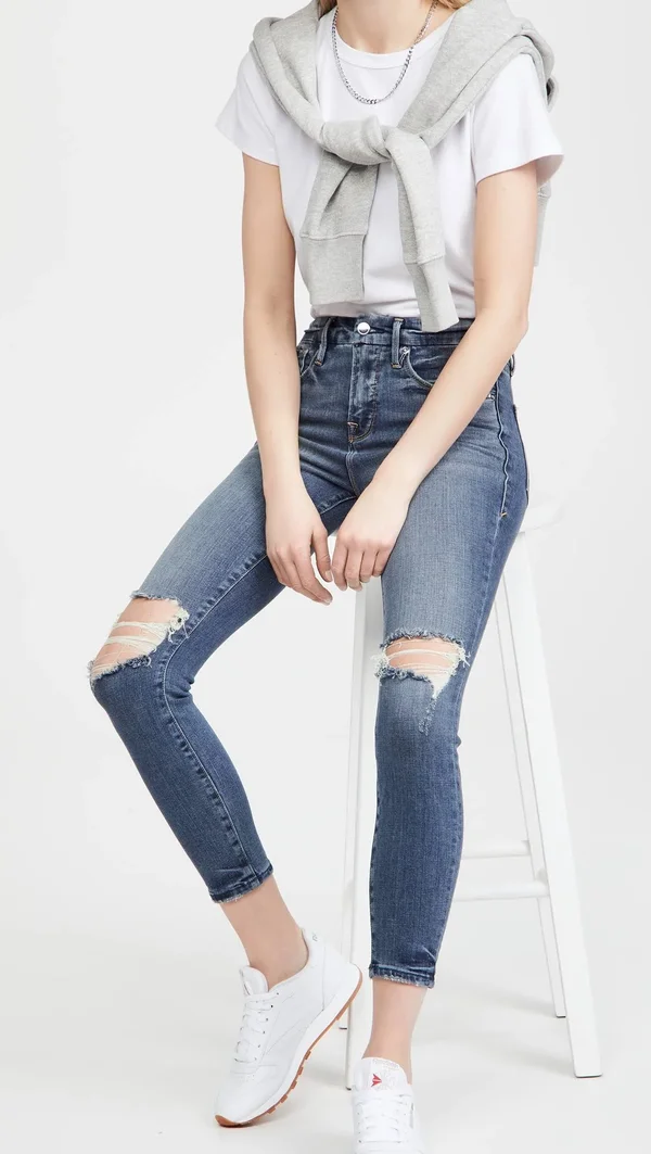 Good American Women's Good Legs Crop Jeans