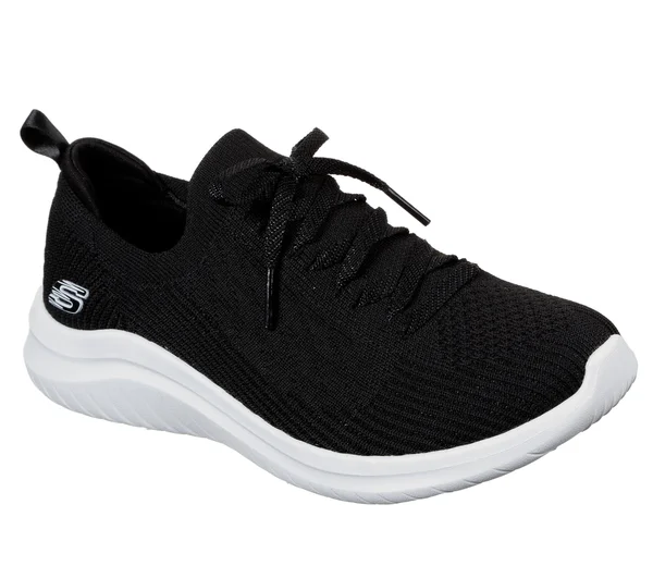 Women's Skechers Ultra Flex 2.0 Flash Illusion Sneaker - Size: 5.5, Black