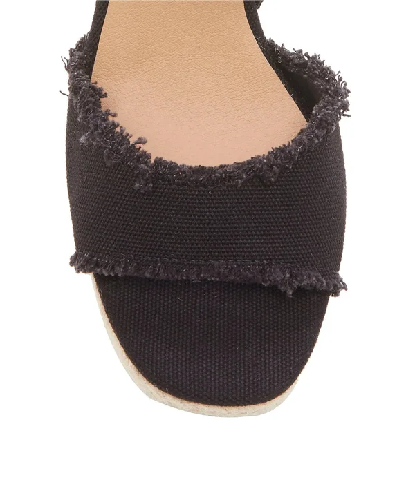 Women's Lucky Brand Mindra Espadrille Wedge - Size: 7.5, Black