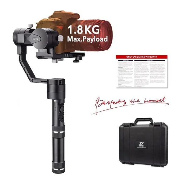 Zhiyun Crane (V2) 3-Axis Handheld Gimbal Stabilizer for Mirrorless Camera and Dslr Up to 3.96lb, I. E. Canon M, Nikon J, Sony A7