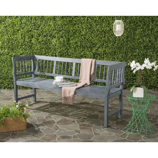 Safavieh Brentwood Bench - Grey