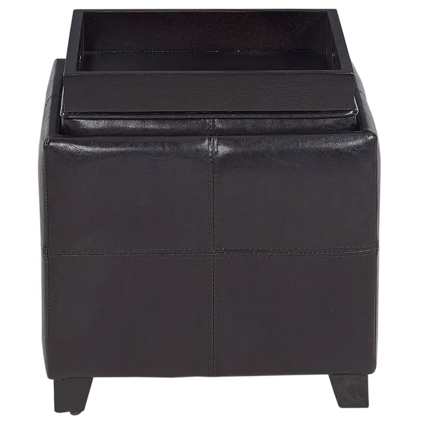 Anton II Storage Ottoman - White