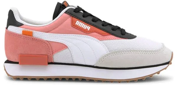 Puma Future Rider &New Tones - Salmon Rose& White/Salmon Rose Marathon Running Shoes/Sneakers 373386-03 (US Size 5.5)
