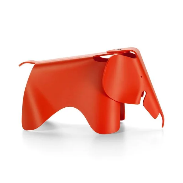 Eames Elephant Stool Poppy Red Vitra