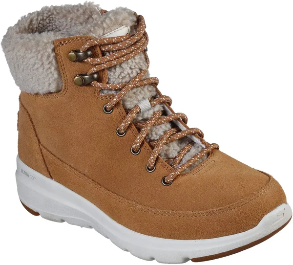 Skechers Women's on The Go Glacial Ultra - Woodlands Athletic Shoes Brown 6.5