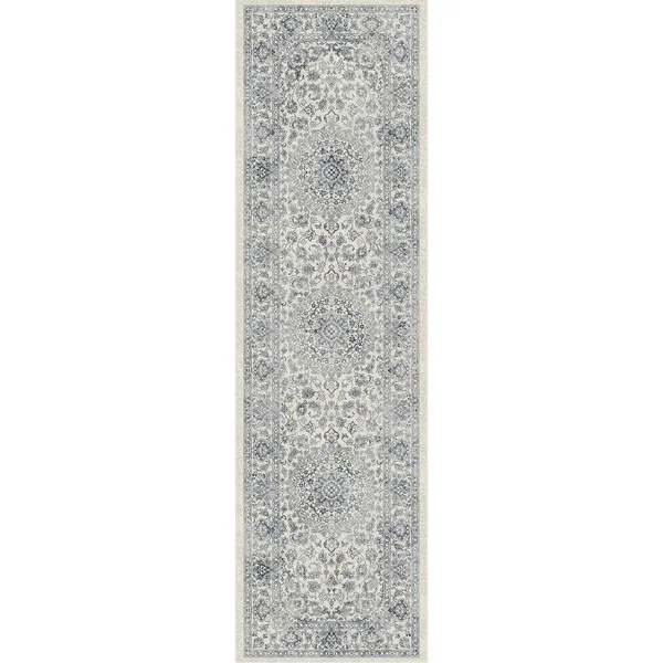 Dynamic Rugs Ancient Garden 57109 2&7x22 x 4&7x22 Oval Cream Area Rug