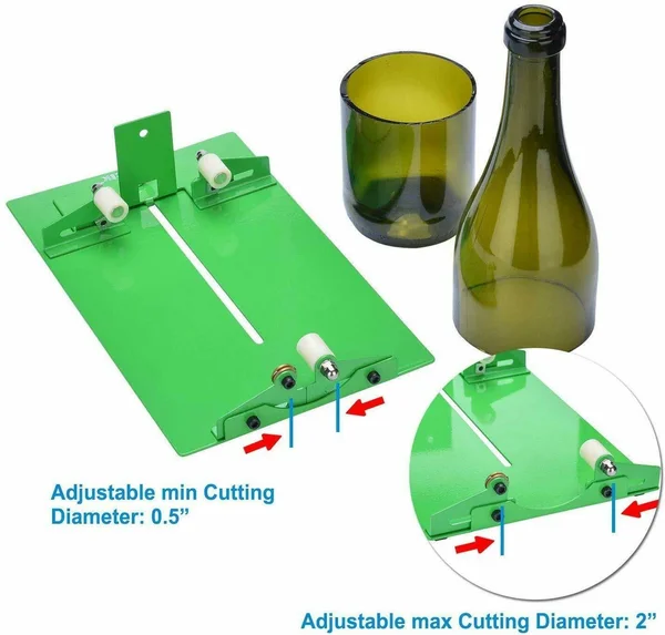 Agptek Cutter of Bottles Glass Round for Crafts Jars Lamps