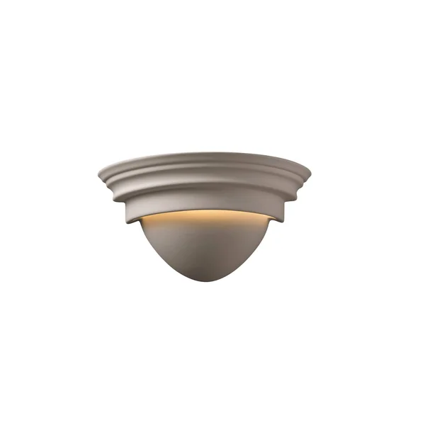 Justice Design CER-1005-STOS Ambiance - Classic Wall Sconce Slate