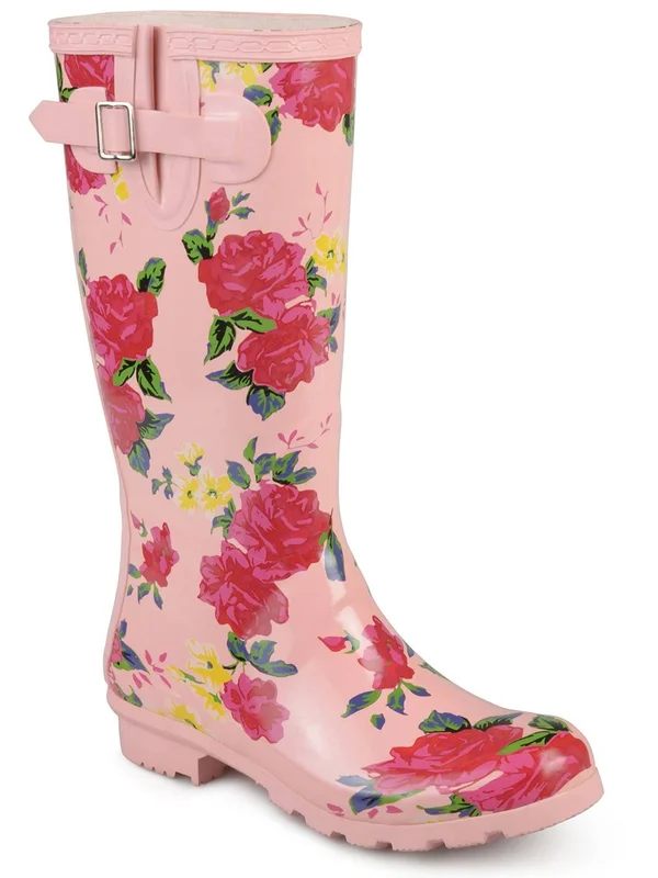 Journee Collection Women's Mist Rainboot - Navy