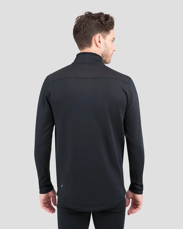 3.0 Men's Ecolator Performance Quarter Zip 2XL, Dark Grey Heather