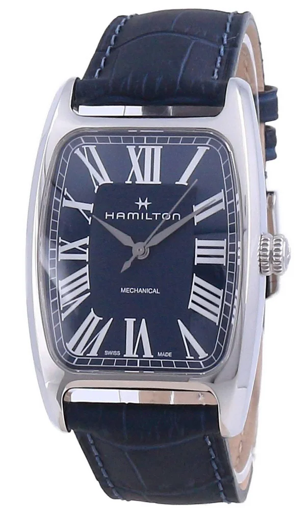 Hamilton Boulton Hand Wind Blue Dial Men's Watch H13519641