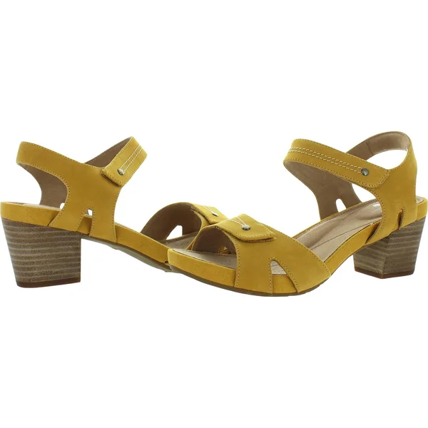 Unstructured by Clarks Womens Un Palma Vibe Leather Studded Dress Sandals