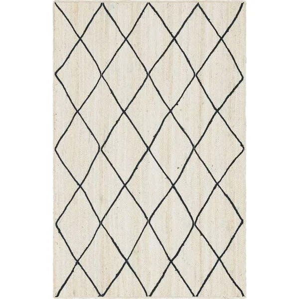 Braided Jute Rug Gray - Rectangle 3& 3 x 5&