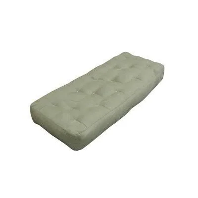 Gold Bond 4x22 Cotton Ottoman Size Futon Mattress Upholstery: Sage
