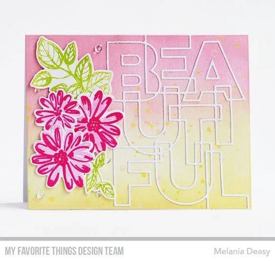 My Favorite Things Painted Petals Clear Stamps