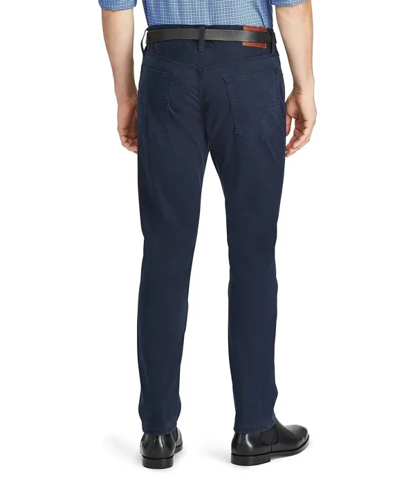 Polo Ralph Lauren Varick Slim-Fit Sateen Stretch Pants - 35 30