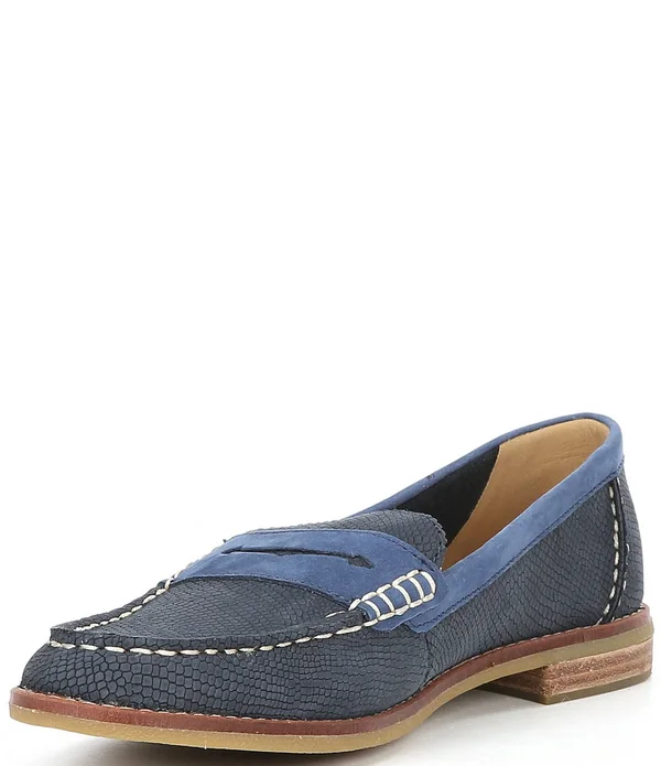 Sperry Seaport Penny Women's Shoes Navy : 12 M (B)