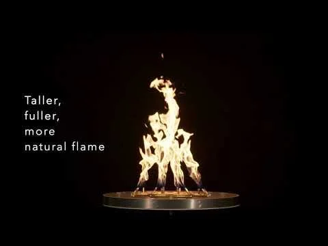 17x15-Inch 180K BTU Quick Ship! Natural GAS Match Light Original Brass Fire Pit Burner - Warming Trends
