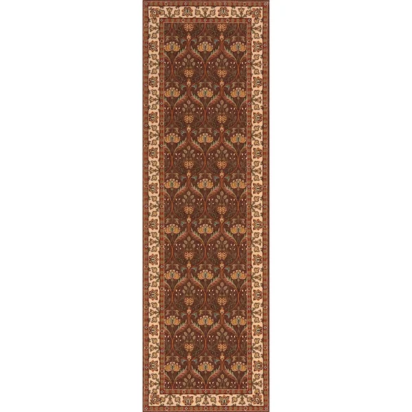 Momeni Persian Garden Rug Cocoa 8& Runner