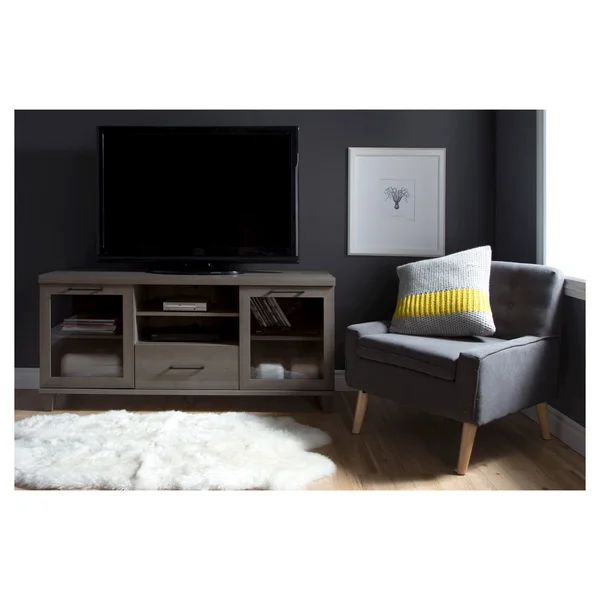 South Shore Adrian TV Stand for TVs Up to 60&&, Gray Maple