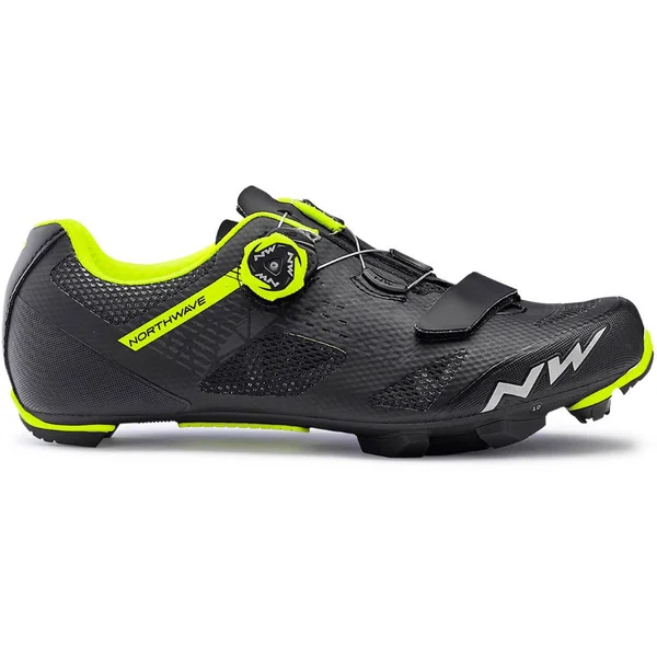Northwave Razer MTB Shoes - Black - Yellow Fluo, EU45