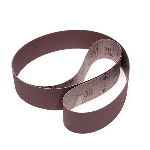 3M Cloth Belt 341D - P400 X-weight, 2-1/2 in x 60 in, Film-lok, Single-Flex