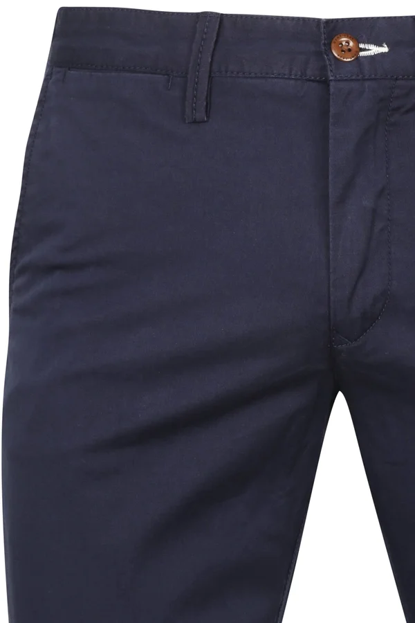 Gant Slim Chino Trousers Navy