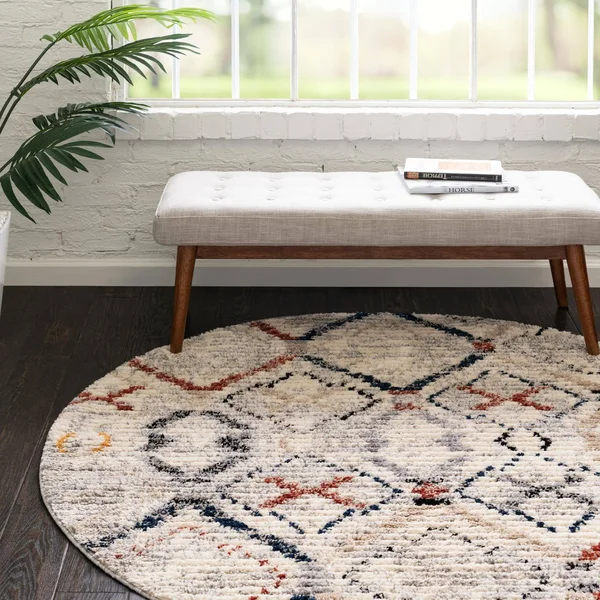 Tucson Multi 3 ft Round Area Rug
