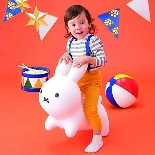 Miffy Nijntje Dick Bruna Bonbon White Cute Balloon Plaything Toy Kawaii w/Track#