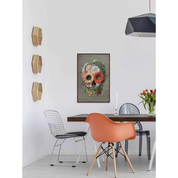 Marmont Hill MH-JULBOT-07-DWFF-60 Commonless Floater 60 x 40 in. Framed Painting Print on Canvas - Contemporary & Modern, Be