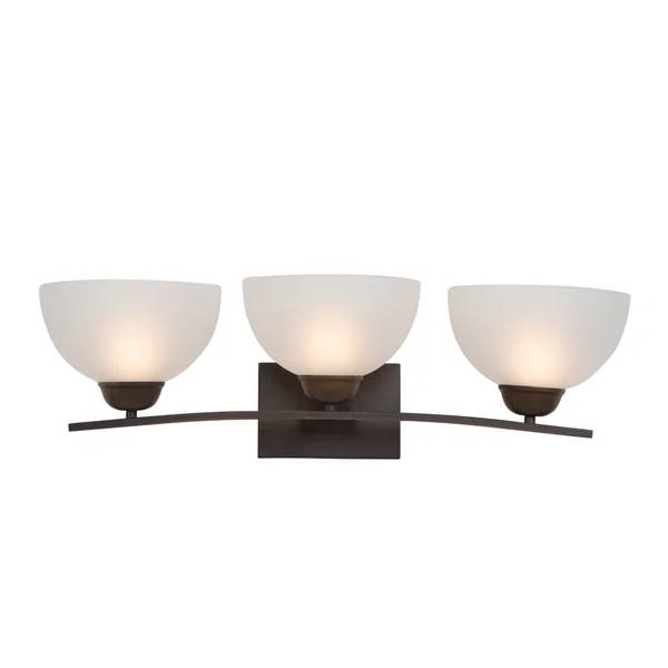 Yosemite Home Decor Alta Peak 107-3V-AWCF Bathroom Vanity Light - White