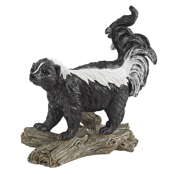 Design Toscano Stinky The Striped Skunk Statue