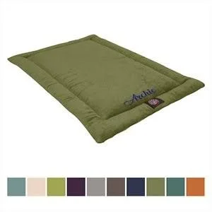 Majestic Pet Villa Personalized Crate Mat Dog Bed, Fern, Small