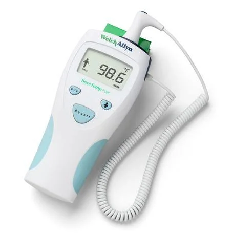 Welch Allyn 01690-300 SureTemp Plus 690 Electronic Thermometer w/ Wall Mount, 9ft Oral Probe