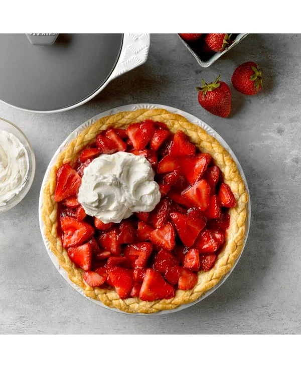 Taste of Home Set of 2 - 9 x 1.5 inch Stoneware Pie Plate