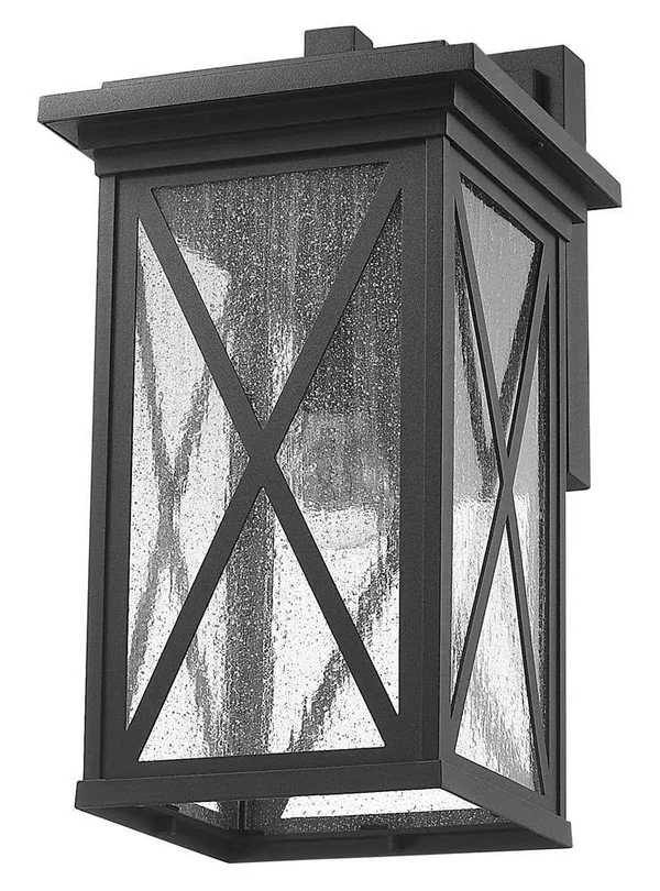 Z Lite 583B-BK 18 in. Brookside 1 Light Black Outdoor Wall Sconce