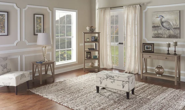 Linon Home Verginia Berber Reversible Flatweave Accent Rug, Dark Natural