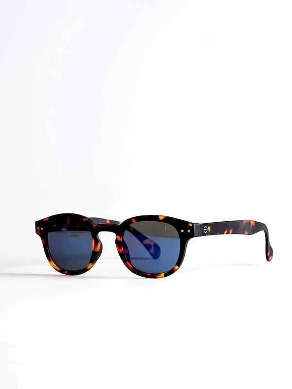 Izipizi #C Tortoise with Blue Lenses Sunglasses