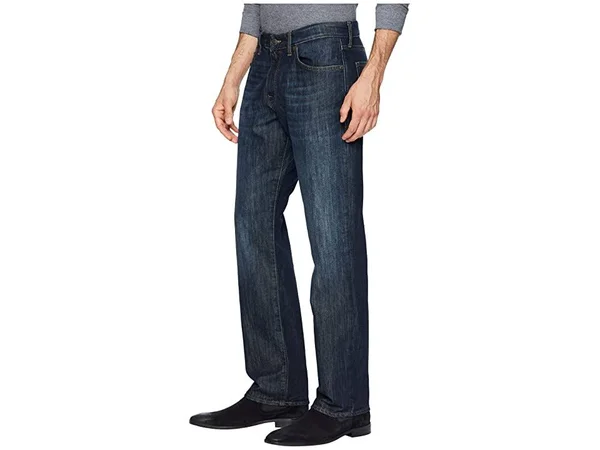 Mavi Matt Relaxed Straight Leg in Dark Stanford Jeans - Blue