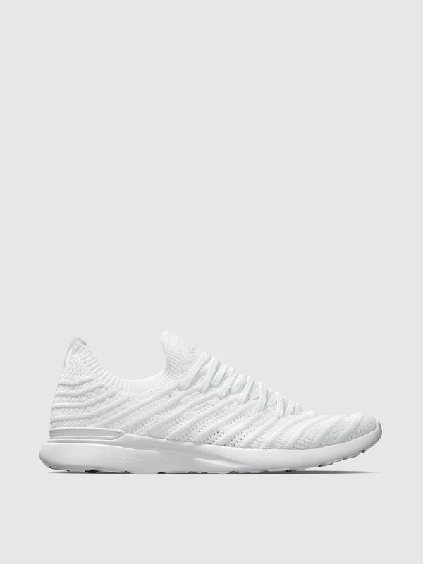 APL Men's TechLoom Wave White Shoes in Size 8 - Athletic Propulsion Labs