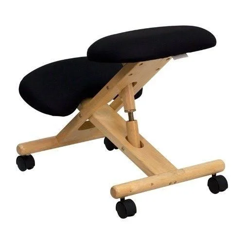 Office Furniture in A Flash WL-SB-210-GG Kneeling Chair, Black