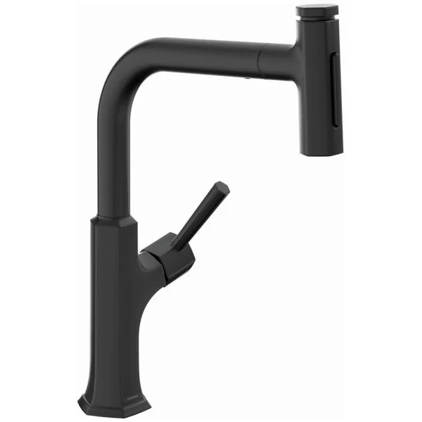 Hansgrohe 04828670 Locarno Single Handle Kitchen Faucet Finish: Matte Black